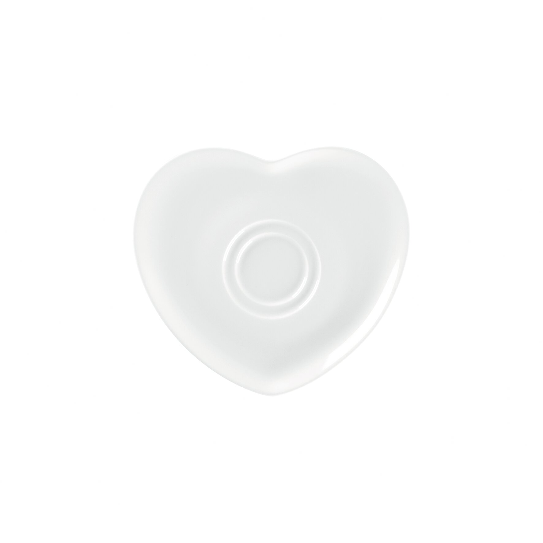 Untertasse 160 x 145 mm weiß Cliché