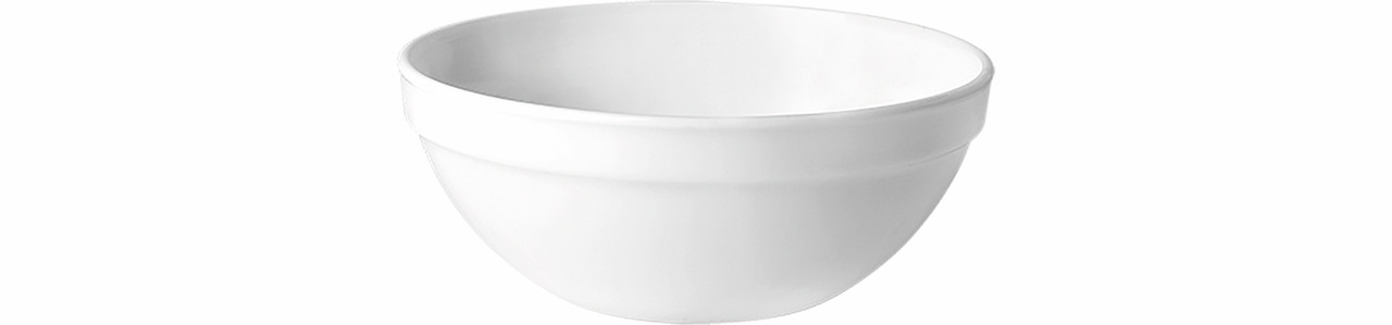Stapelschale 120 mm / 0,32 l weiß Careware White