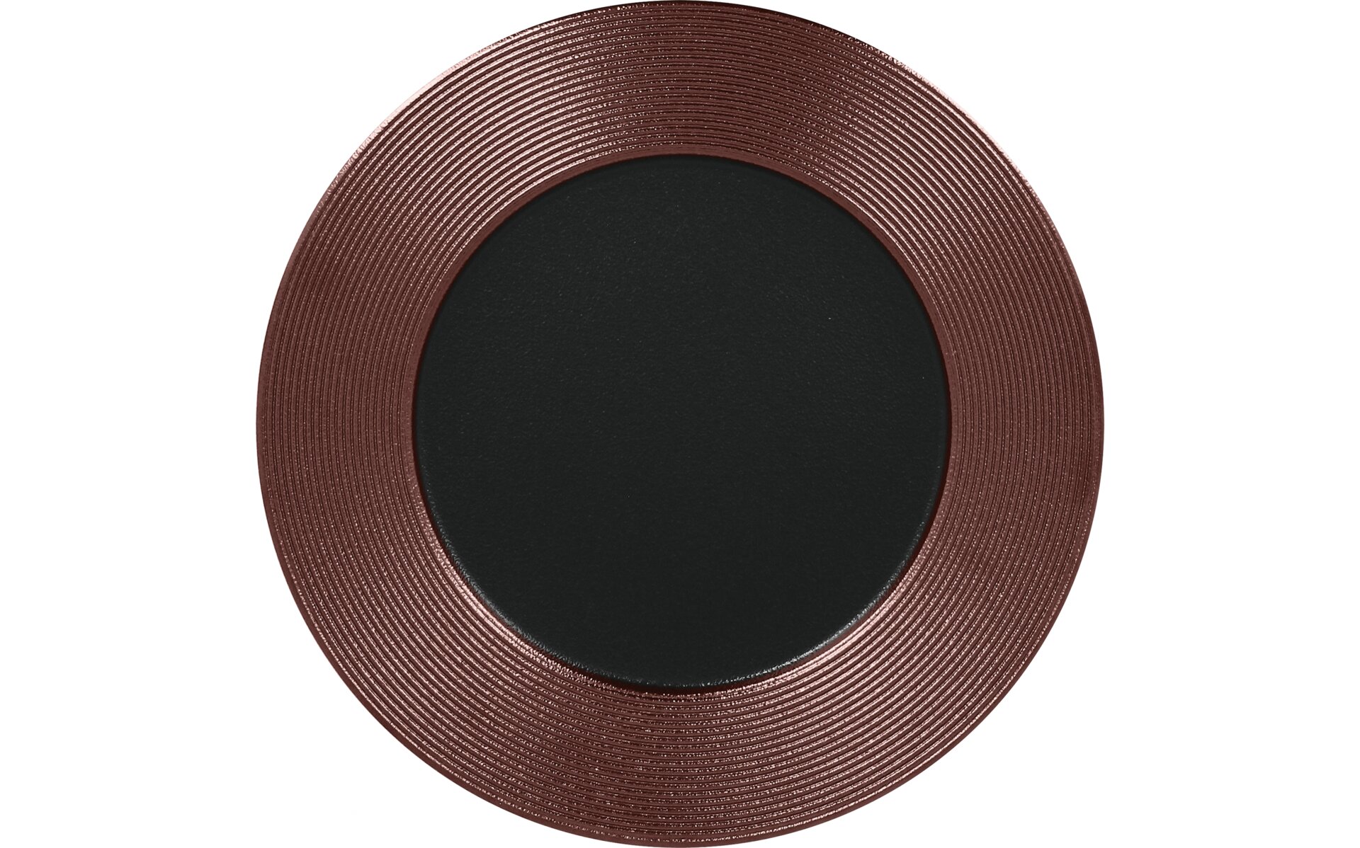 Teller flach 270 mm bronze