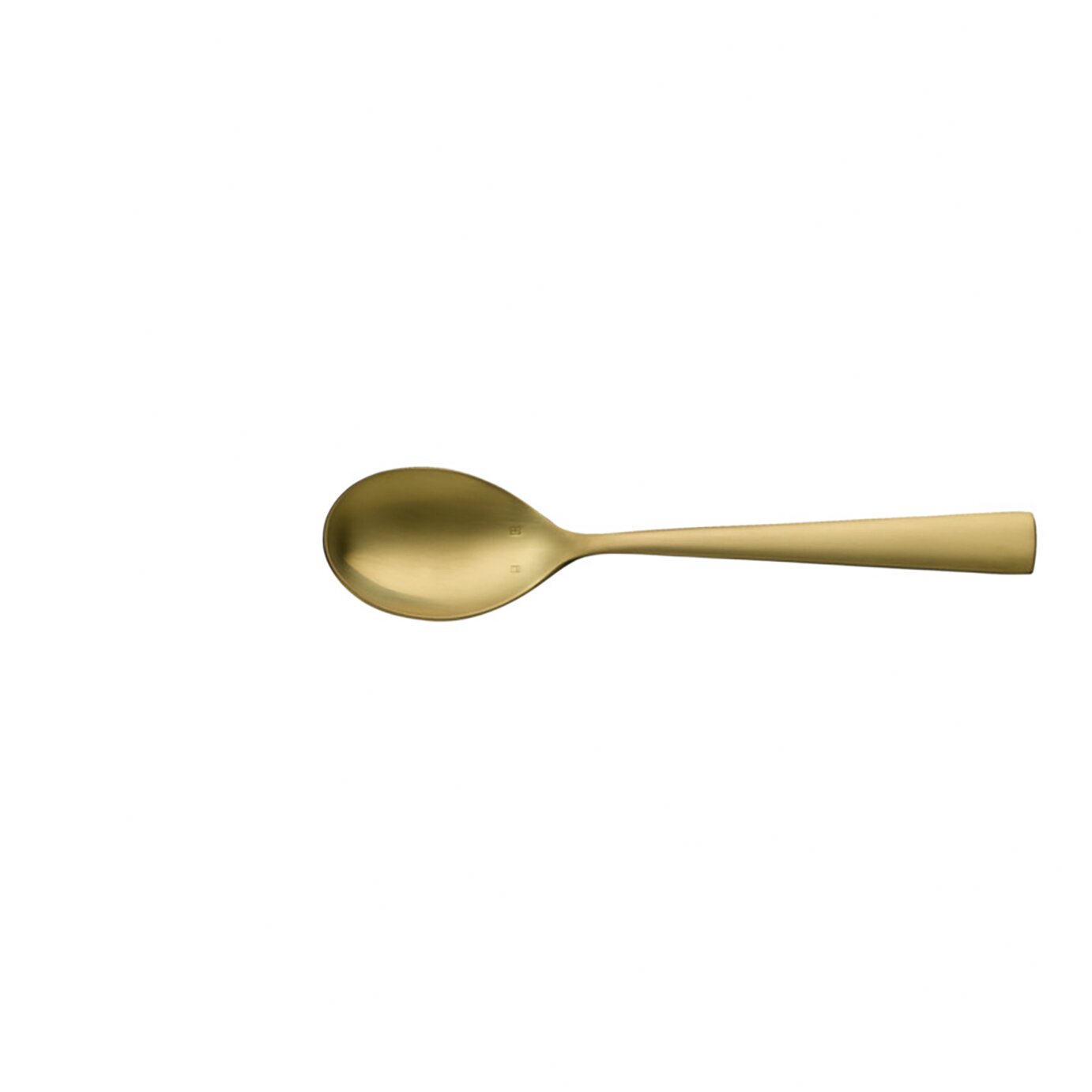 Dessertlöffel 180 mm gebürstet PVD Gold Accent