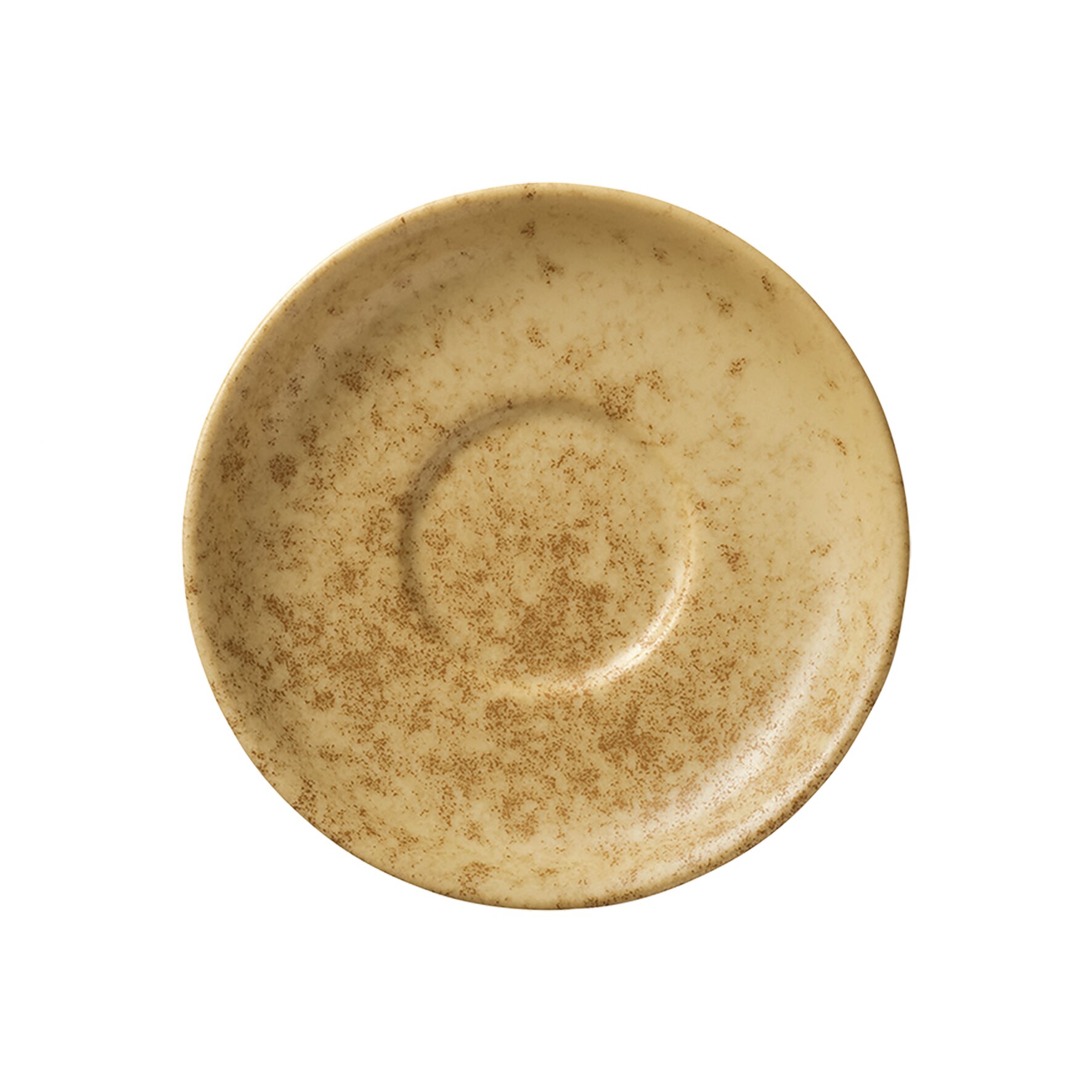 Untertasse 141 mm dark yellow