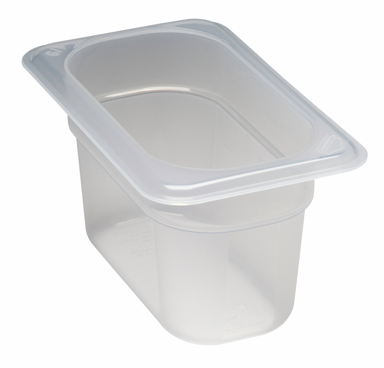 Frischhaltebox GN 1/9 176 x 108 x 100 mm Polypropylen transparent Frischhaltebox GN 1/9 176 x 108 x 100 mm Polypropylen transparent