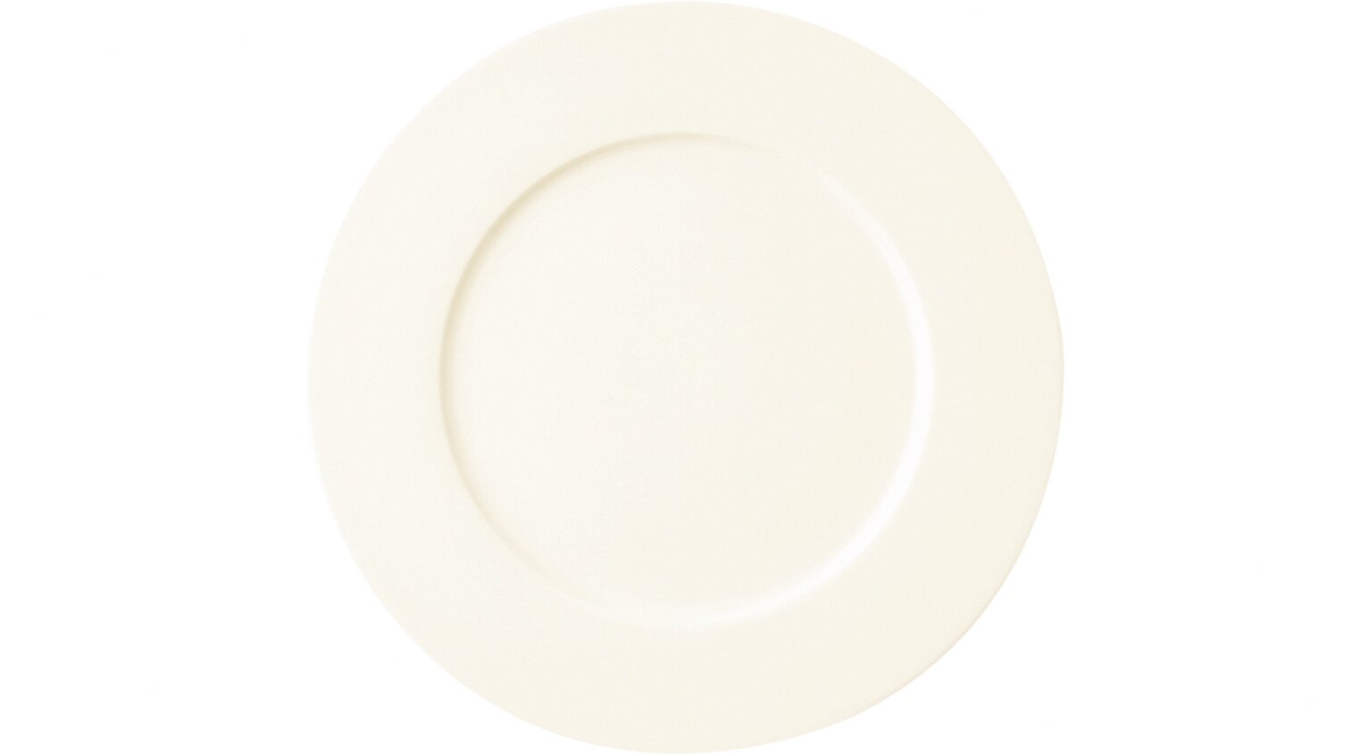 Teller flach 250 mm creme Fine Dine