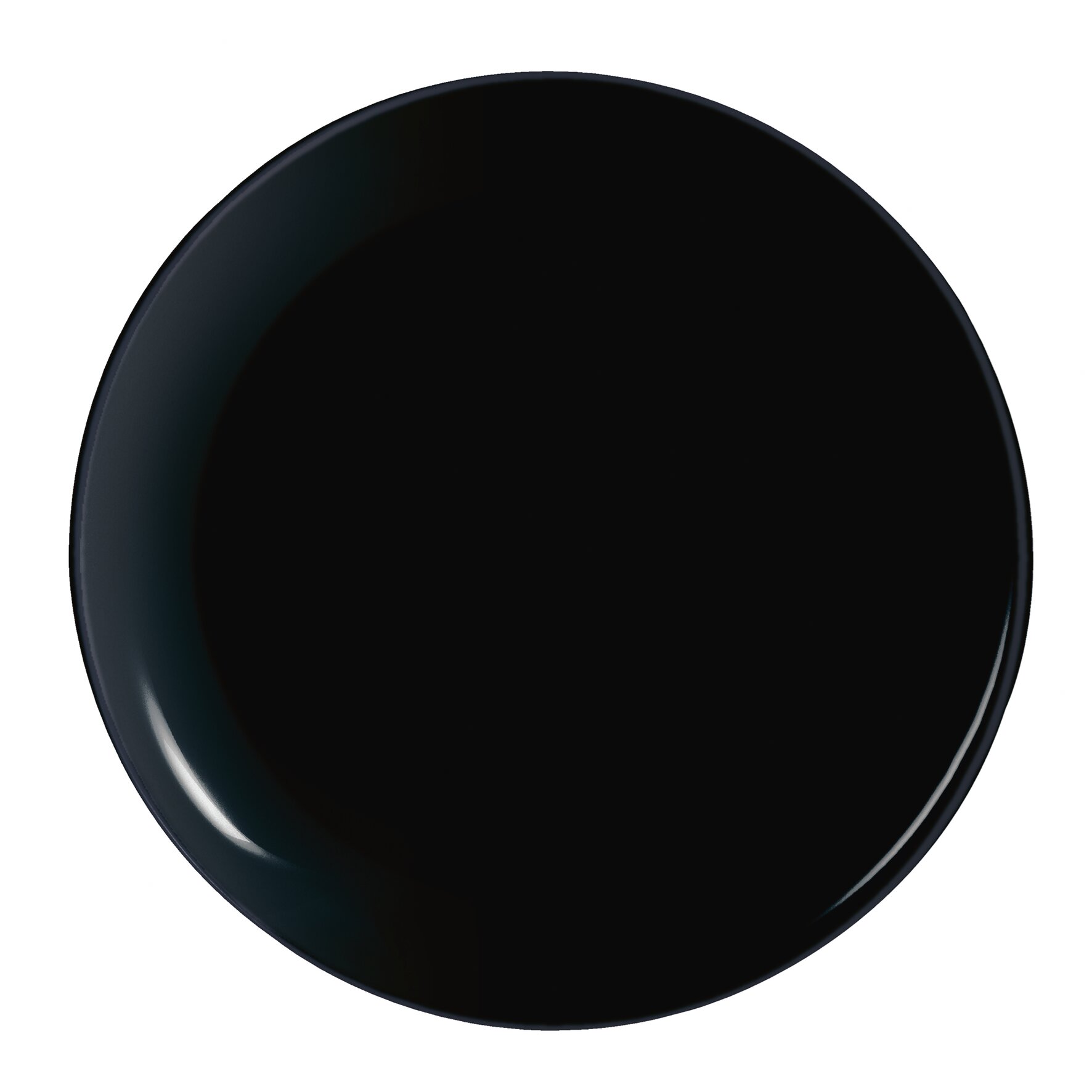 Pizzateller 320 mm uni schwarz