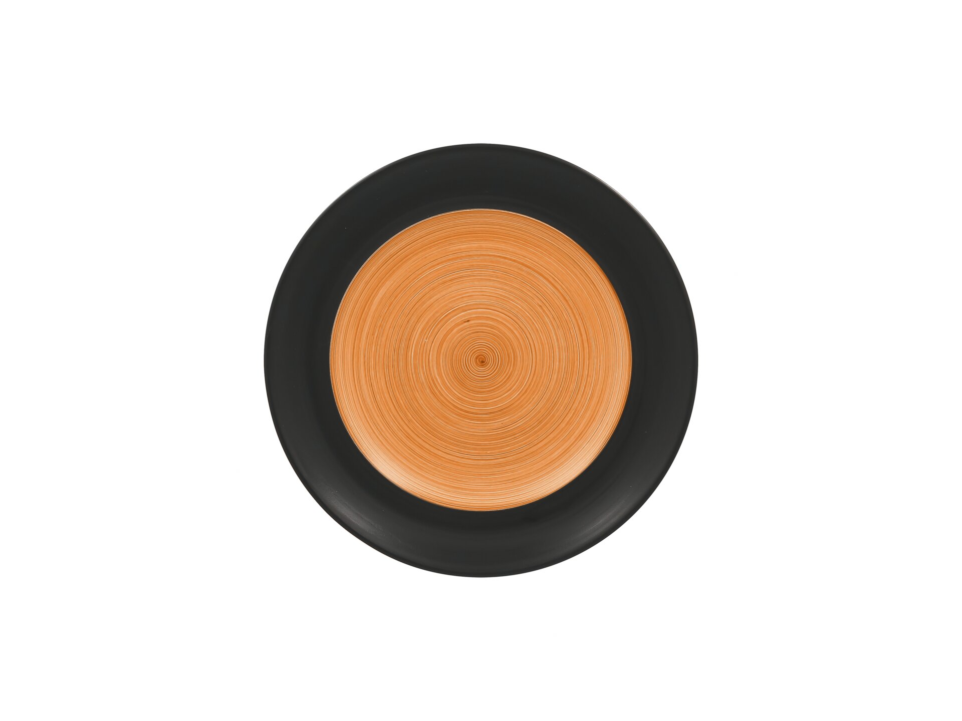 Teller flach rund 240 mm chestnut-brown