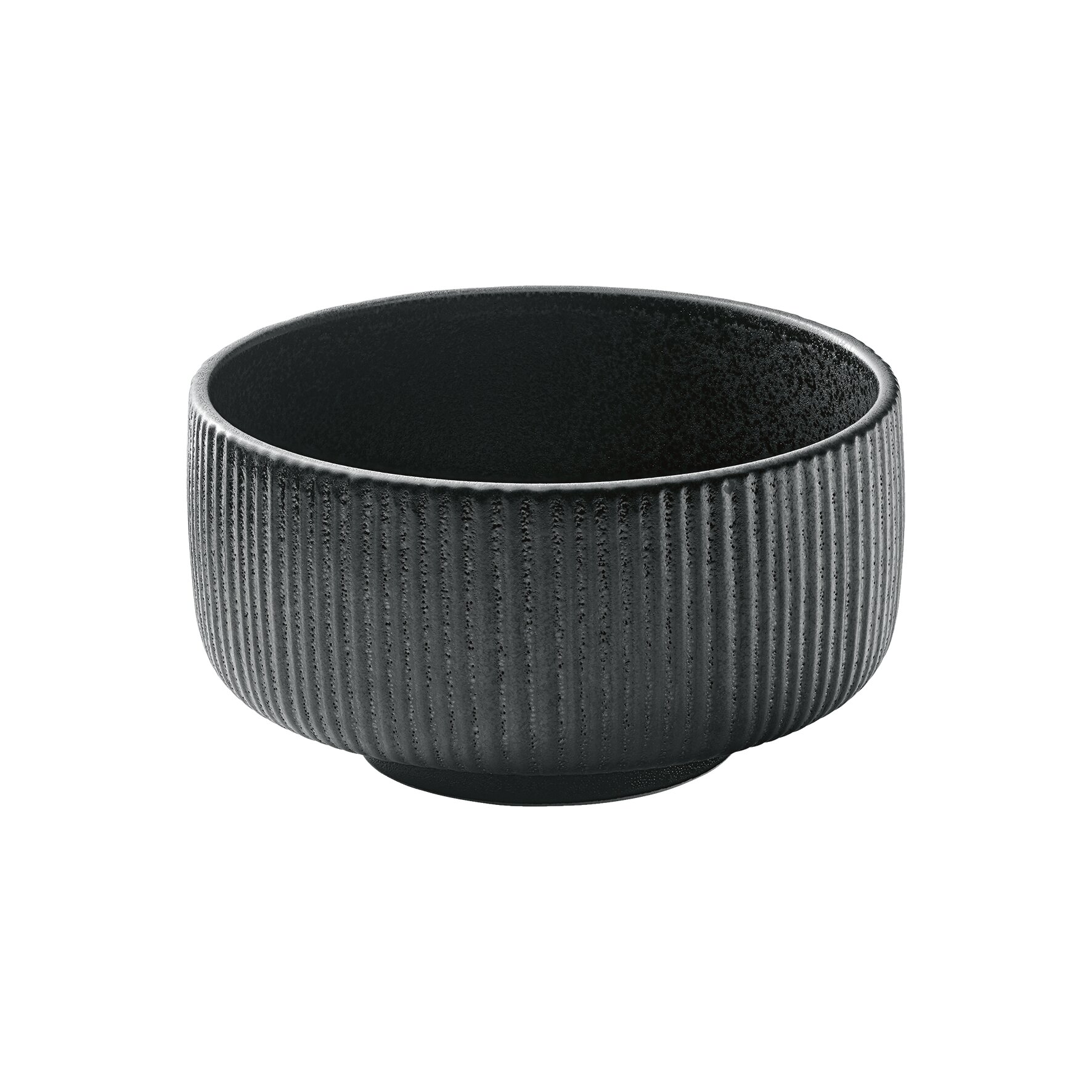 Schüssel rund Relief 150 mm / 0,88 l schwarz Nara schwarz
