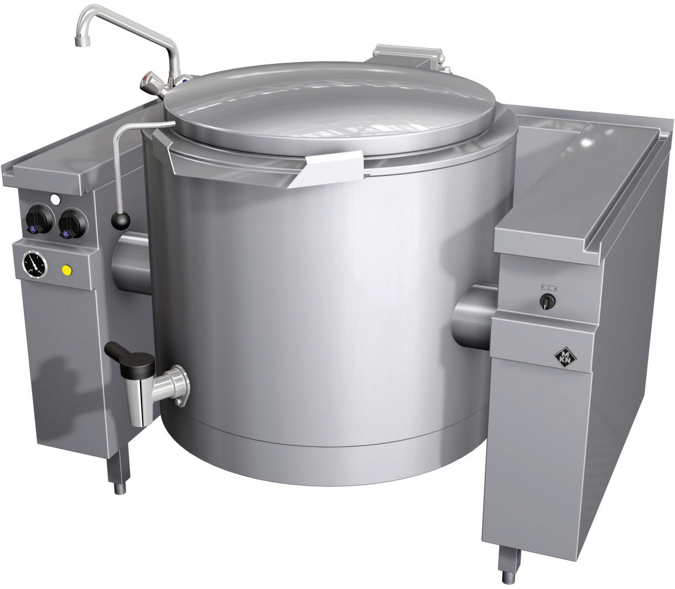 Elektro-Kipp-Schnellkochkessel 150,00 l Motorkippung Vapro 1300 x 850 x 700 mm