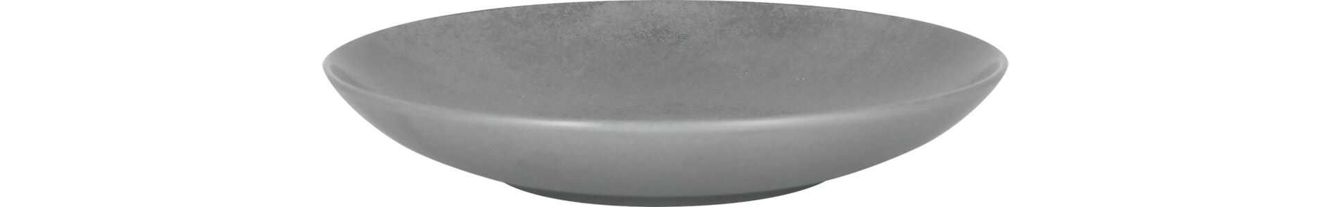 Coupteller tief 230 mm grau