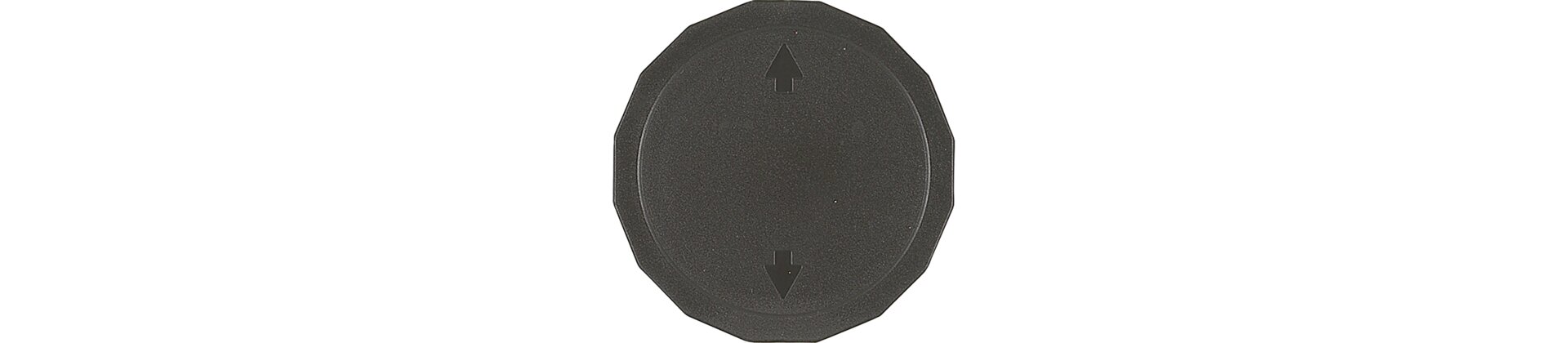 Kaffeekannen-Deckel rund / flach 92 mm braun
