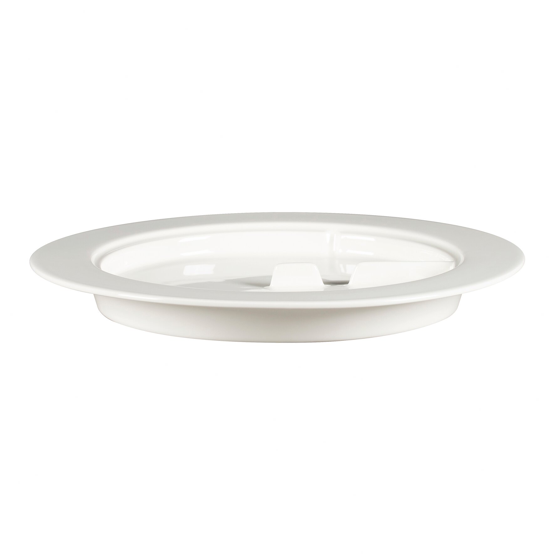 Teller flach mit Rand 280 mm Ivoris weiß Sensate