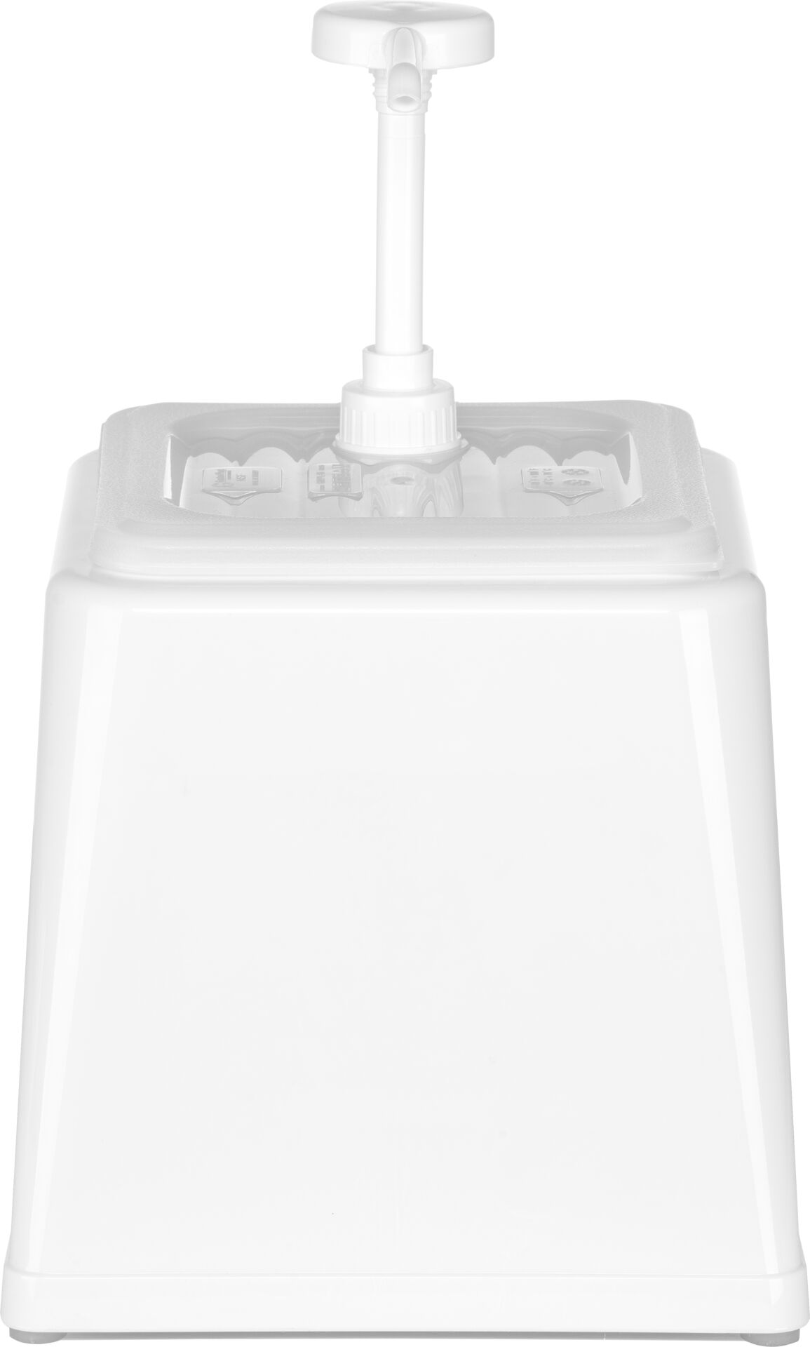 Pump-Soßenspender 2,5L weiß