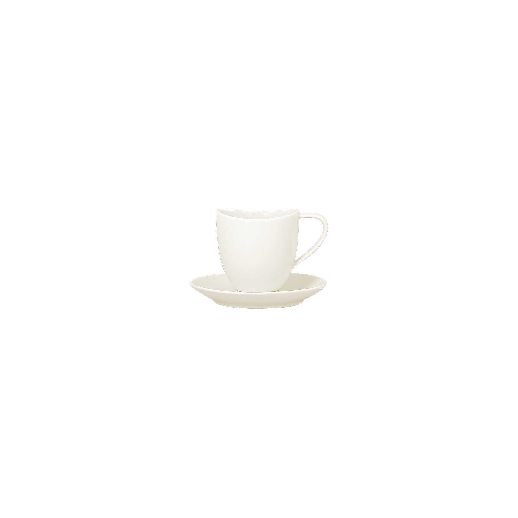 Untertasse swirls 120 mm plain-white für Tassen SWCU15 + SWCU10