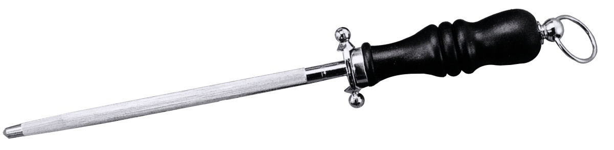 Wetzstahl Klingenlänge 230 mm / 360 mm lang mit Fingerschutz + Ring
