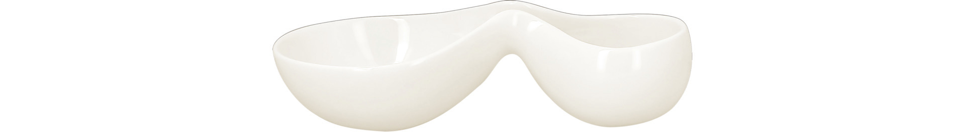 Doppelschale appeal 195 x 100 mm / 0,19 l plain-white