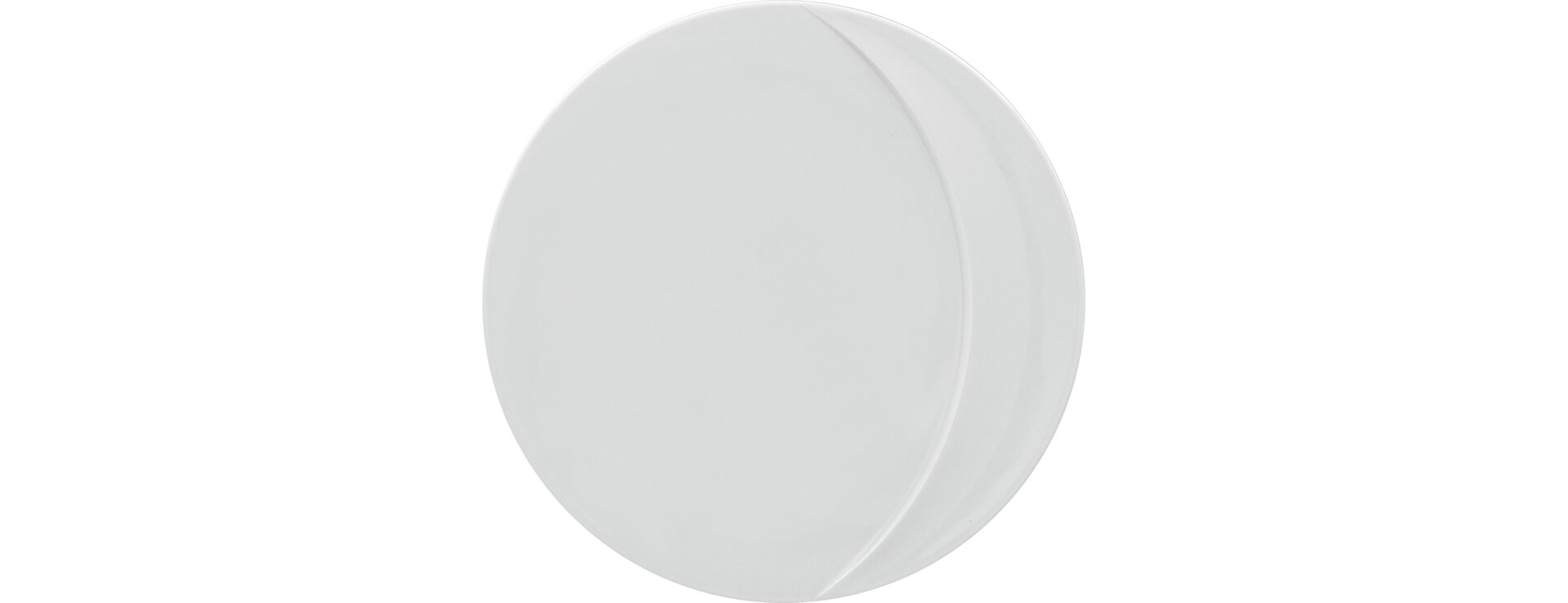 Teller flach 160 mm plain-white auch als Deckel für Schale MOBW15 Moon