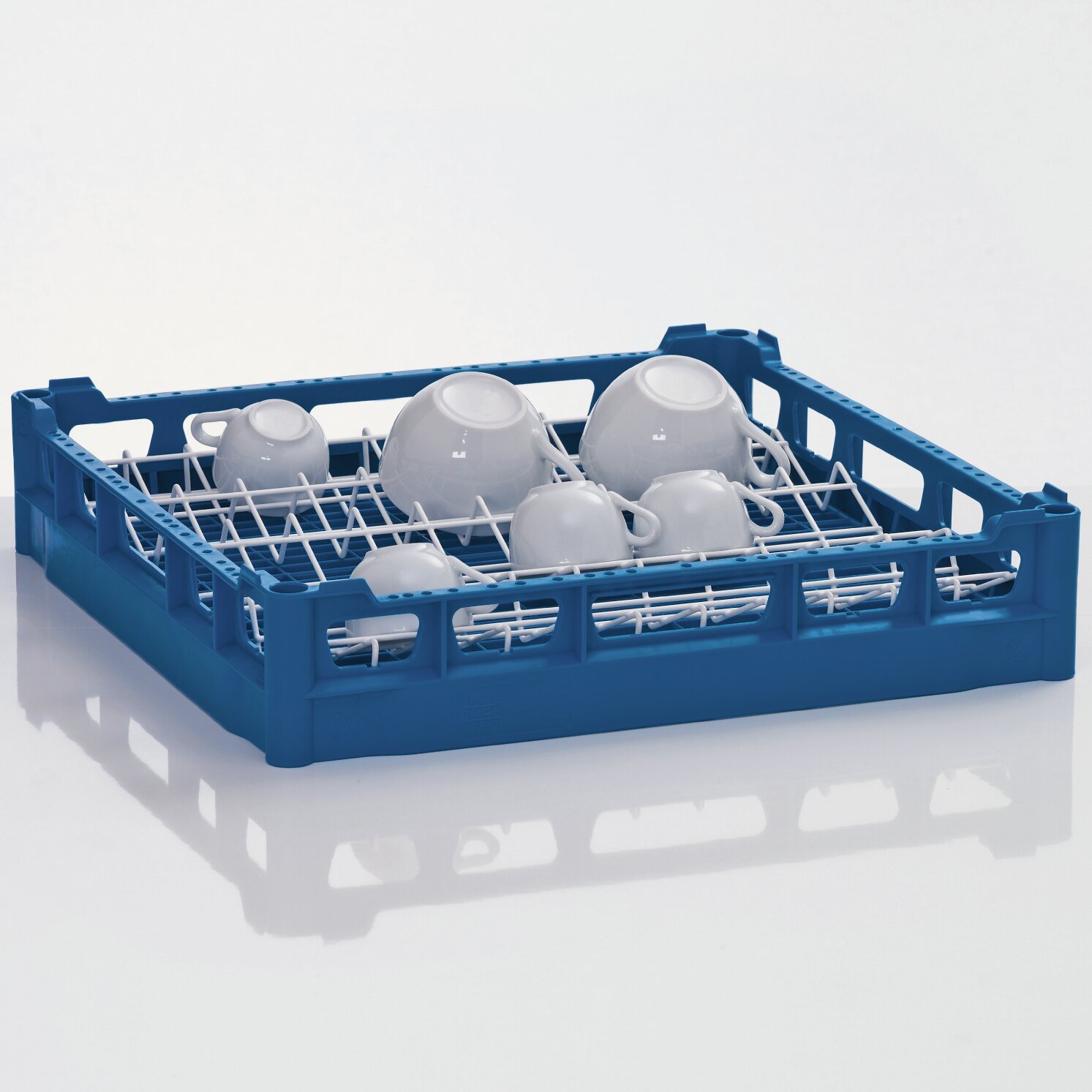 Tassenkorb Größe L 5 Reihen aus  Draht / 500 x 500 x 104 mm