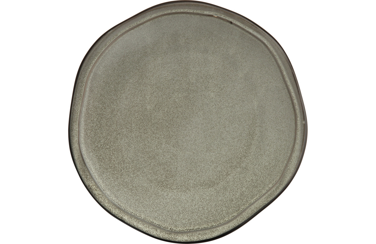 Coupeteller flach 255 mm grau Ston grau/grey