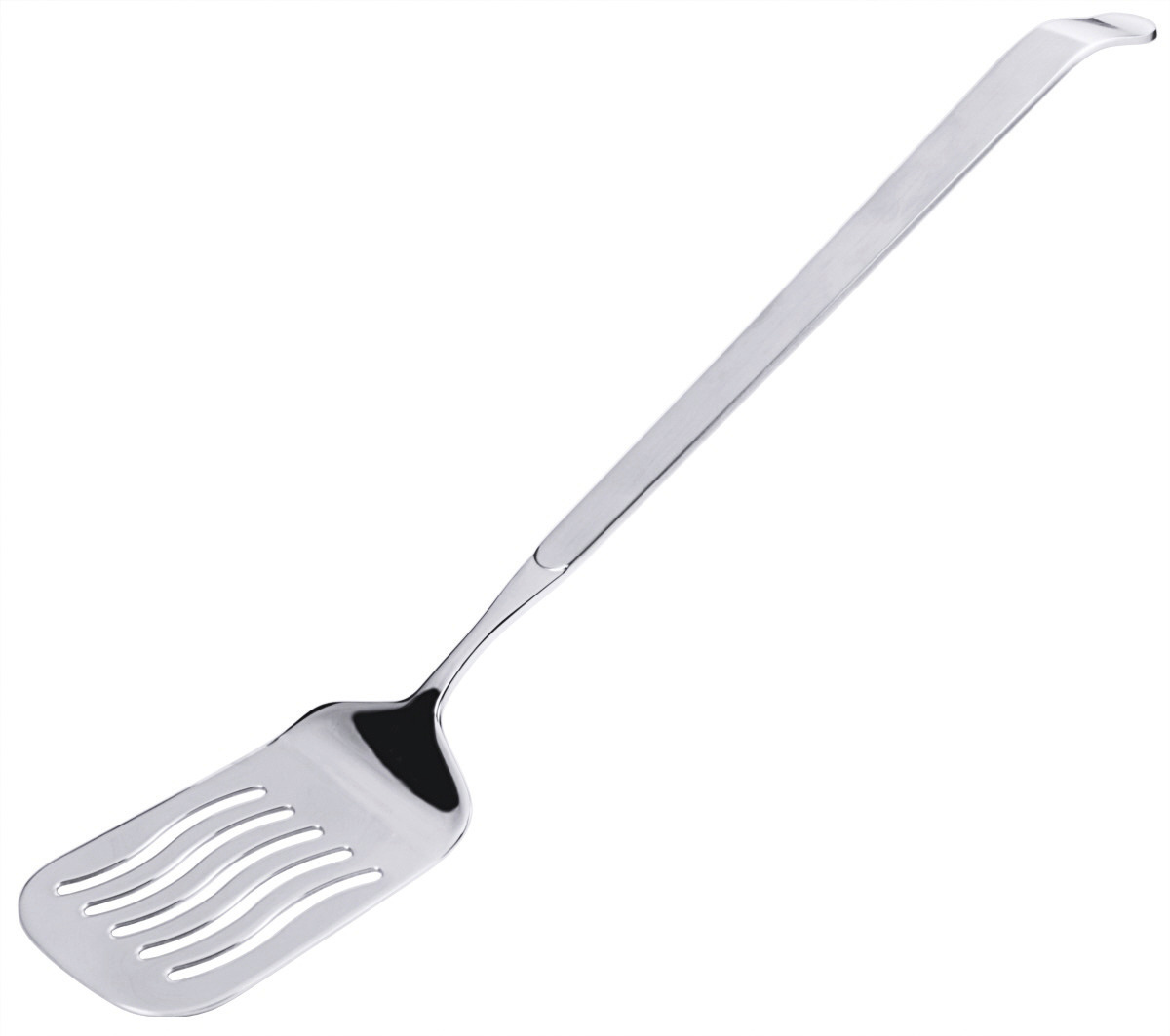 Pfannenwender 380 mm fugenlos / hochglänzend polierte Schaufel