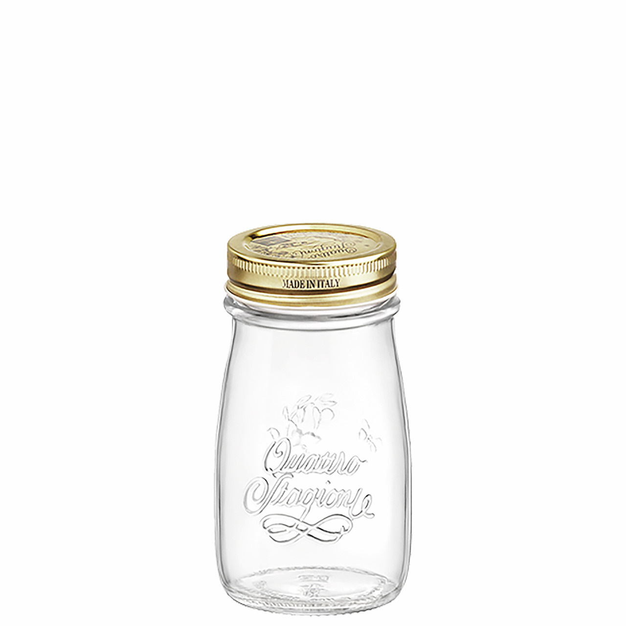 Flasche 64 mm / 0,20 l mit Deckel Quattro Stagioni