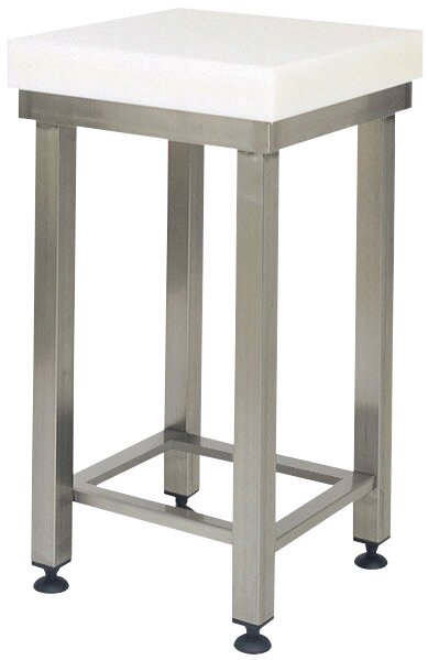Hackblock Polyethylen mit Untergestell 700 x 500 x 880 mm