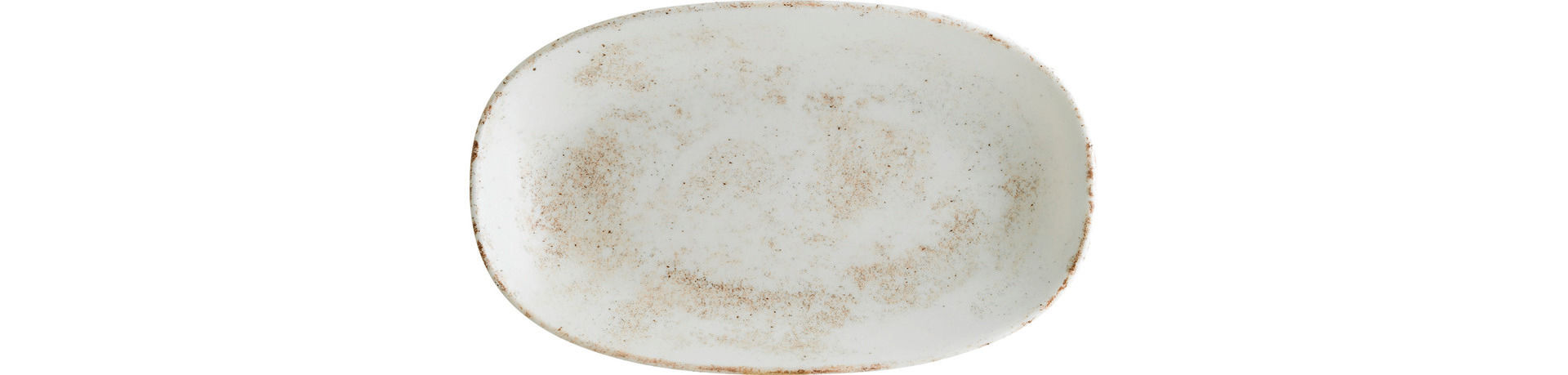 Platte oval Gourmet 150 x 90 mm Nacrous matt