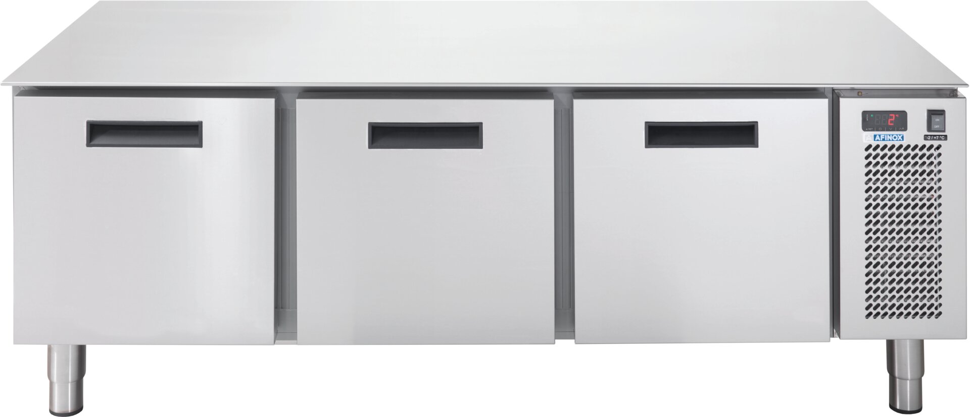 Unterbaukühltisch, 3 Schubladen, 129 l