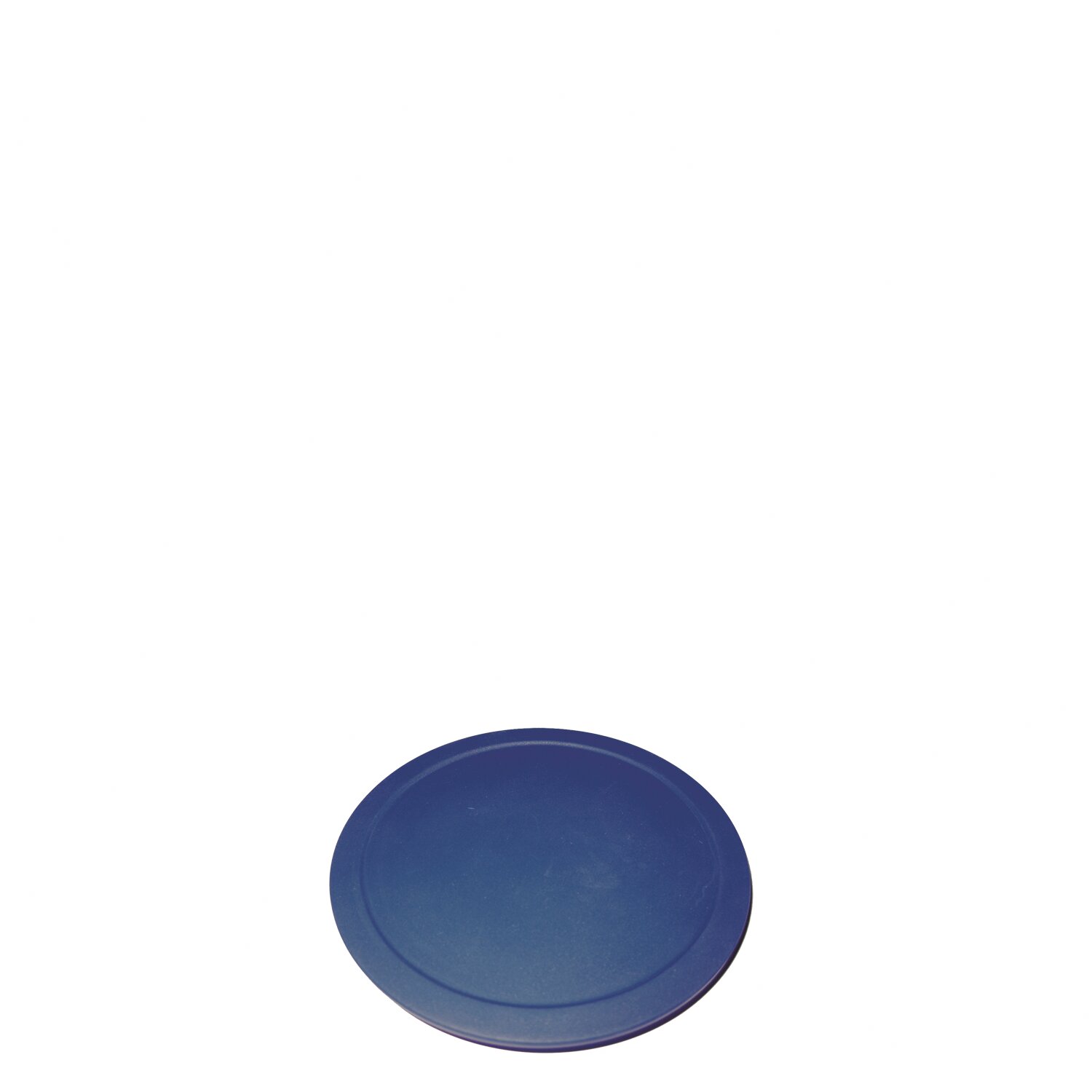 Deckel Euro 111 mm blau flexibel bis 100°C für Stapelschale 107 mm