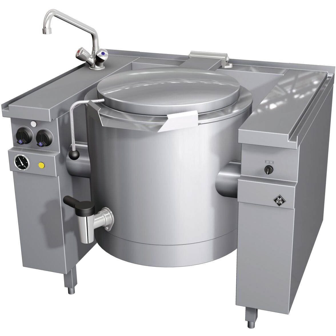 Elektro-Kipp-Schnellkochkessel 60,00 l Motorkippung Vapro 1100 x 850 x 700 mm