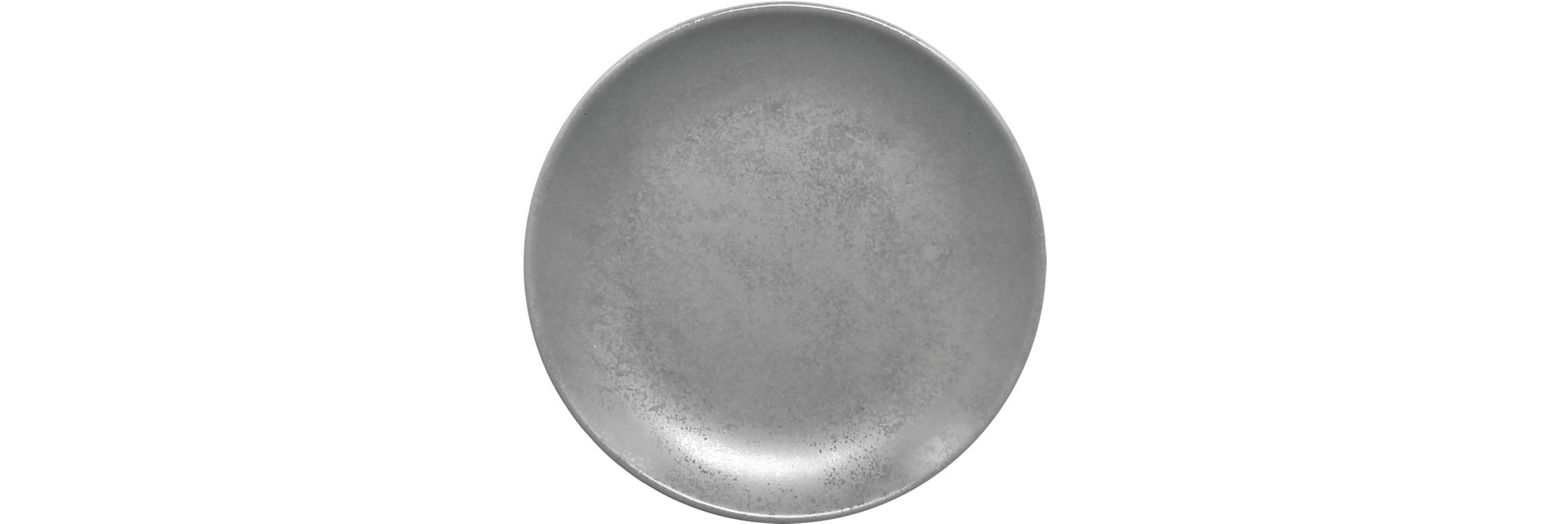 Coupteller flach 150 mm grau