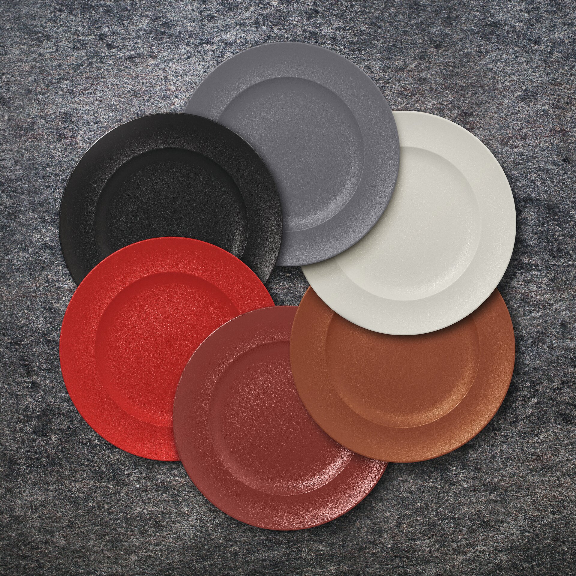 Teller flach 330 mm stone Neofusion