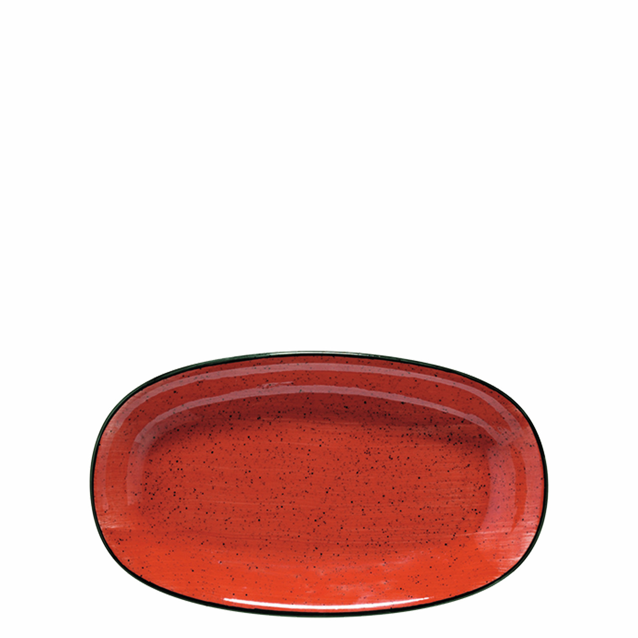 Platte oval Gourmet 238 x 142 mm Aura Passion