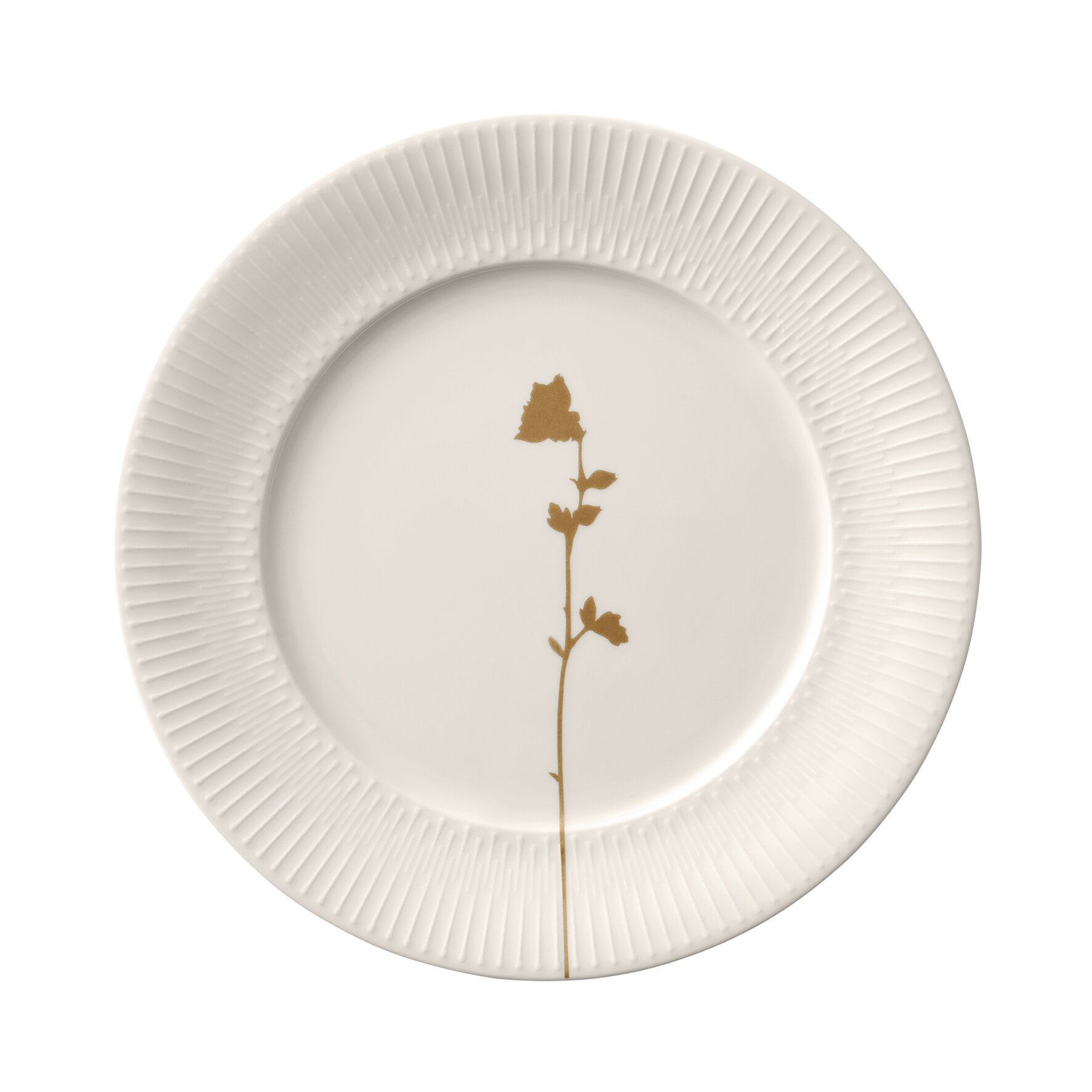 Teller flach mit Fahne 281 mm Relief Picked