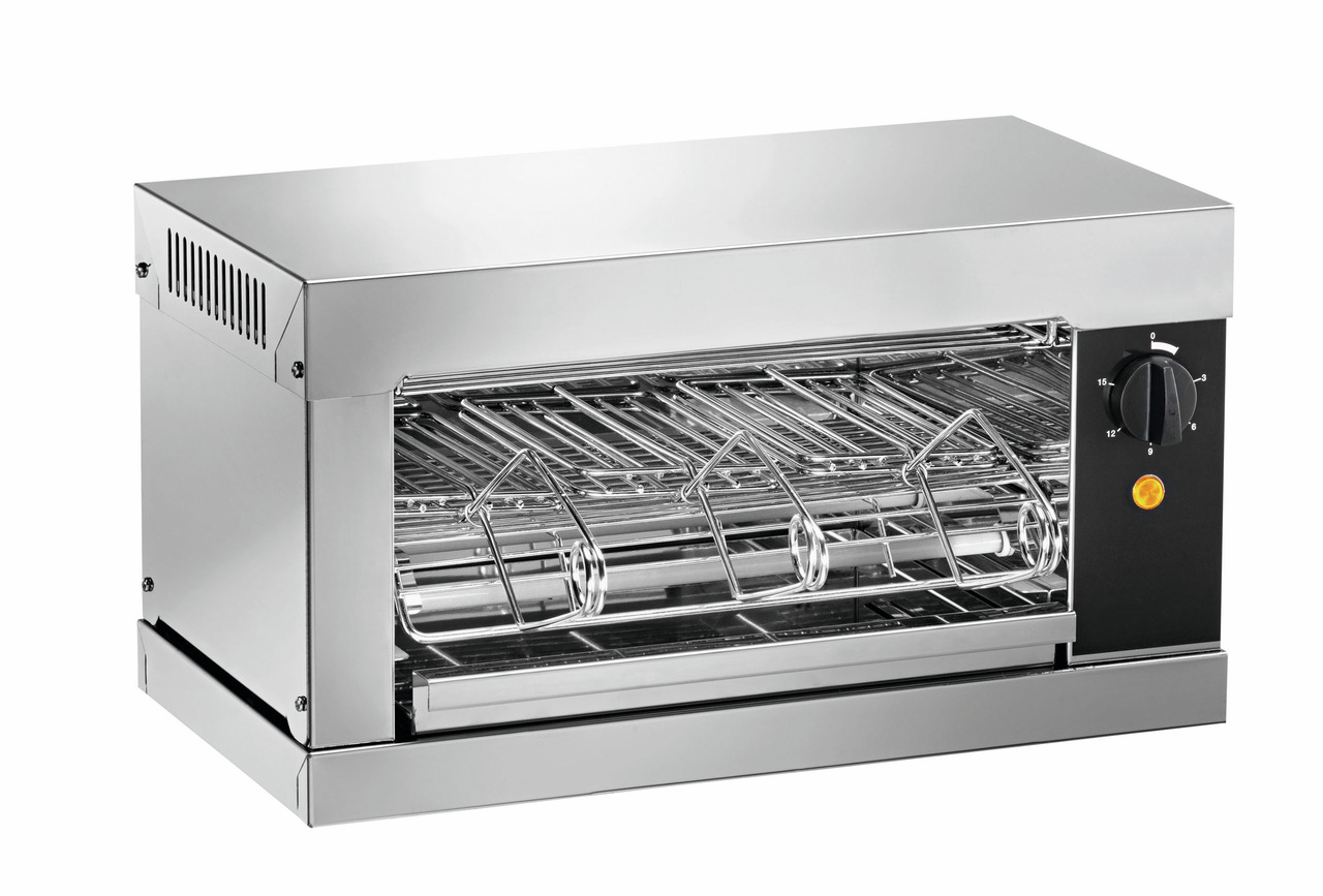 Toaster mit Timer 1 Heizebene 440 x 240 x 250 mm