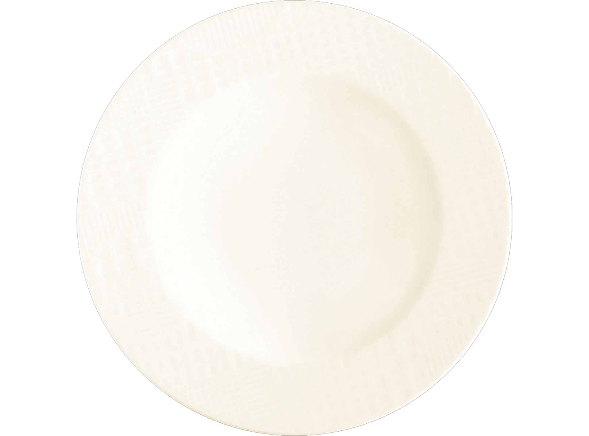 Teller flach 320 mm crème