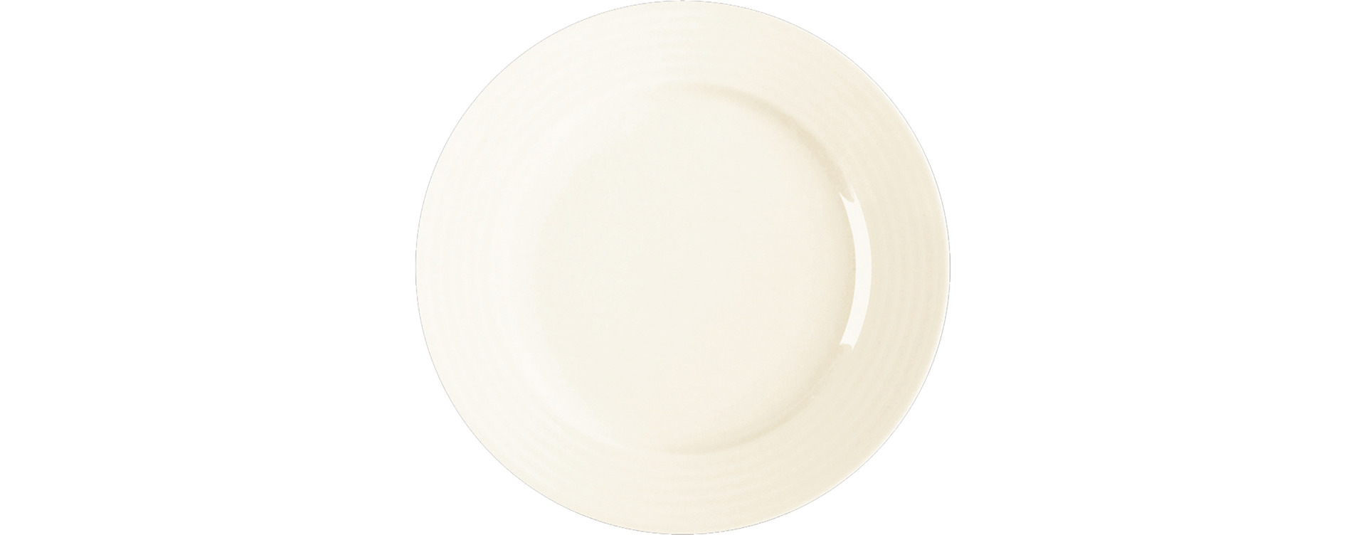Teller flach 170 mm crème