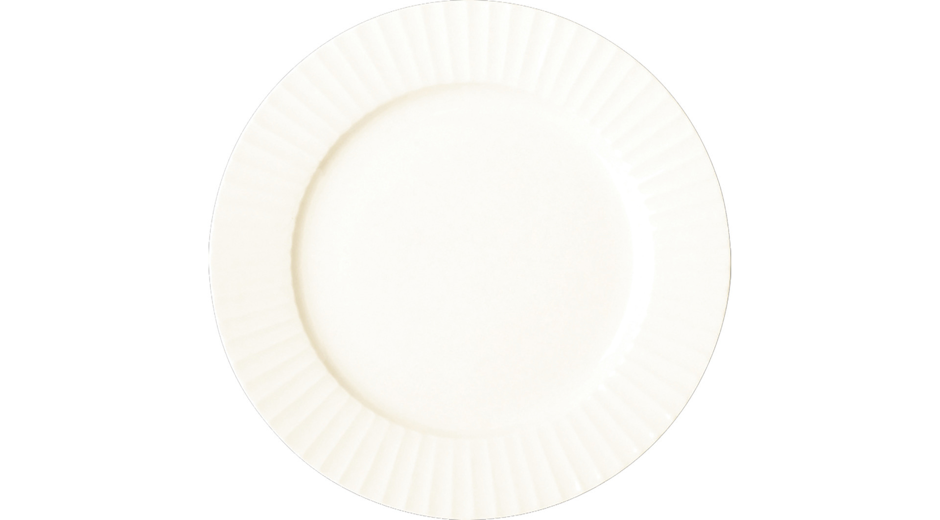 Teller flach 240 mm crème