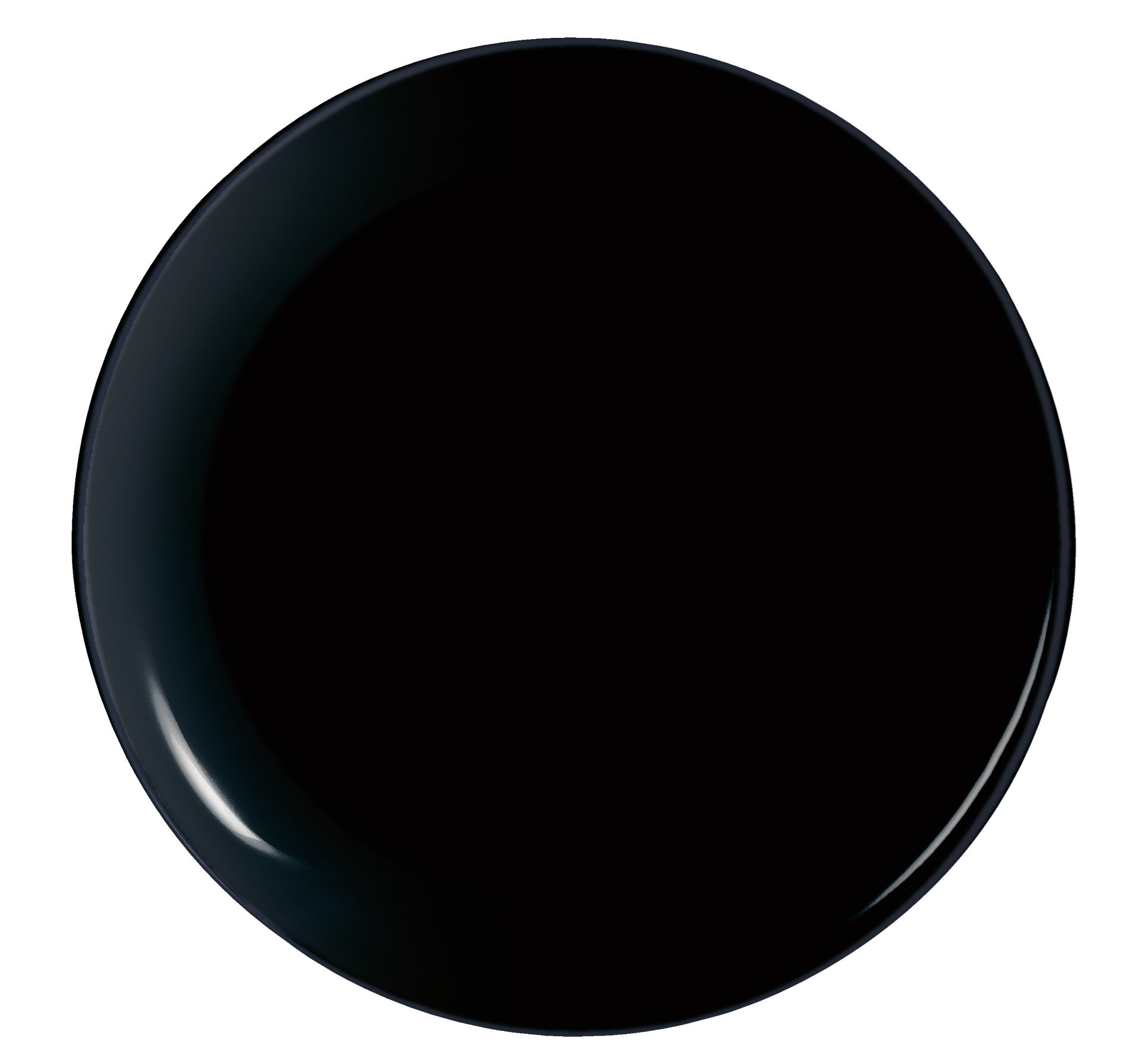 Pizzateller 320 mm uni schwarz