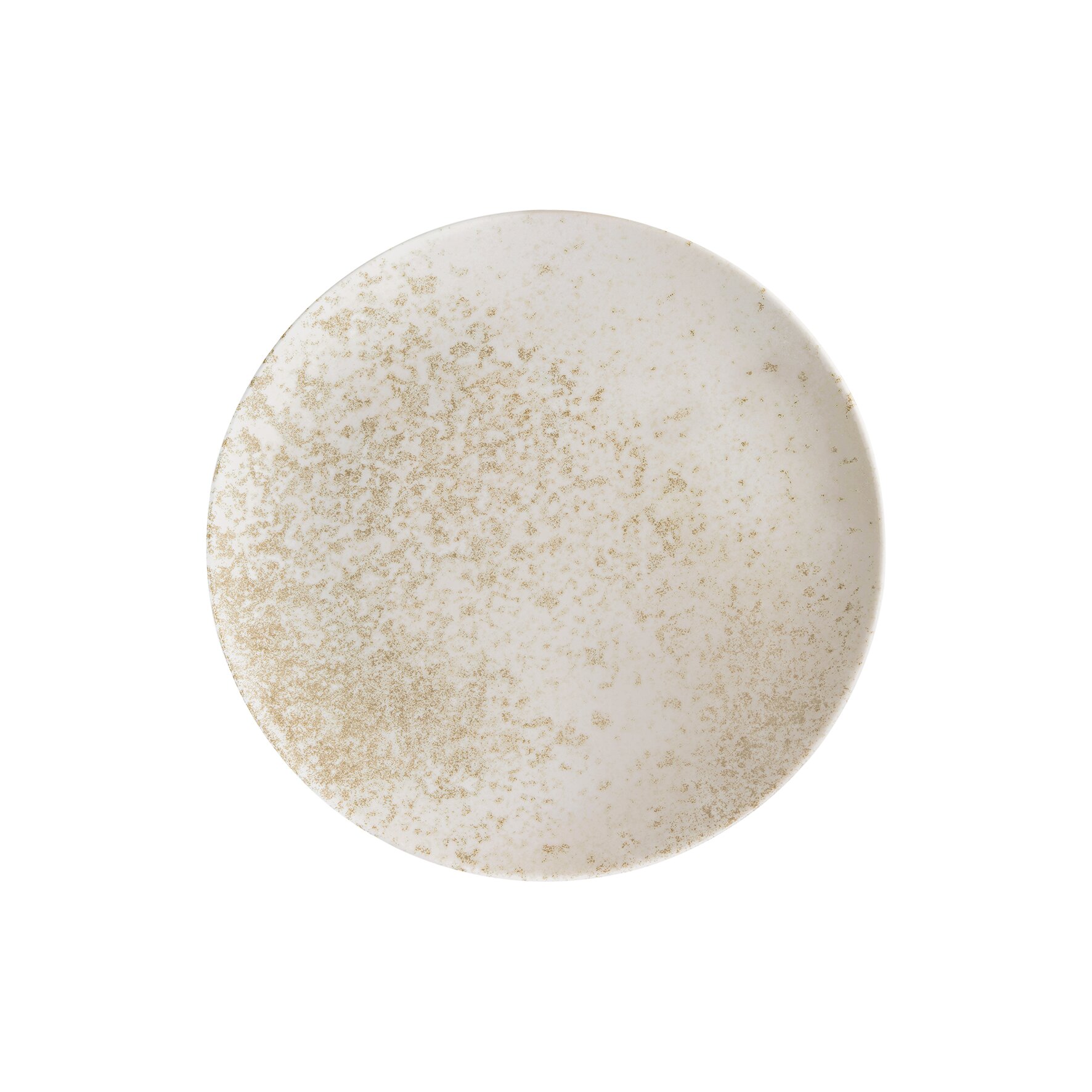 Coupteller flach rund 261 mm beige