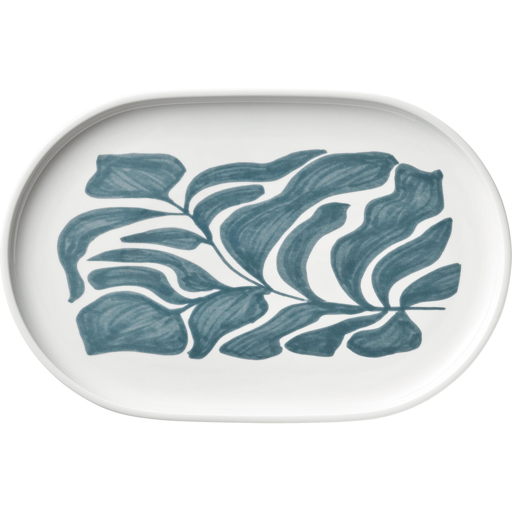 Coupplatte oval 360 x 235 mm Boldleaf