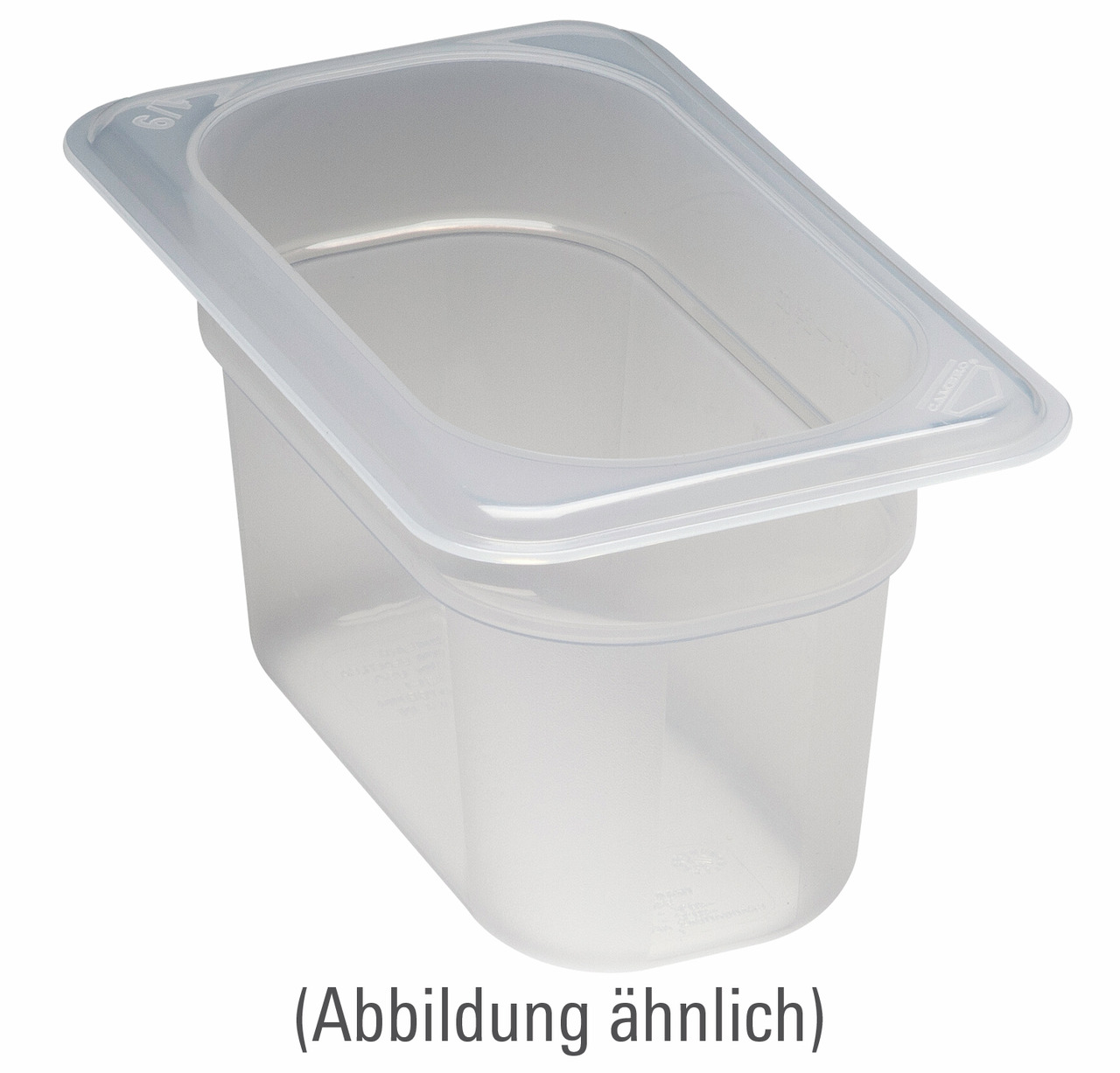 Frischhaltebox GN 1/9 176 x 108 x 65 mm Polypropylen transparent Frischhaltebox GN 1/9 176 x 108 x 65 mm Polypropylen transparent