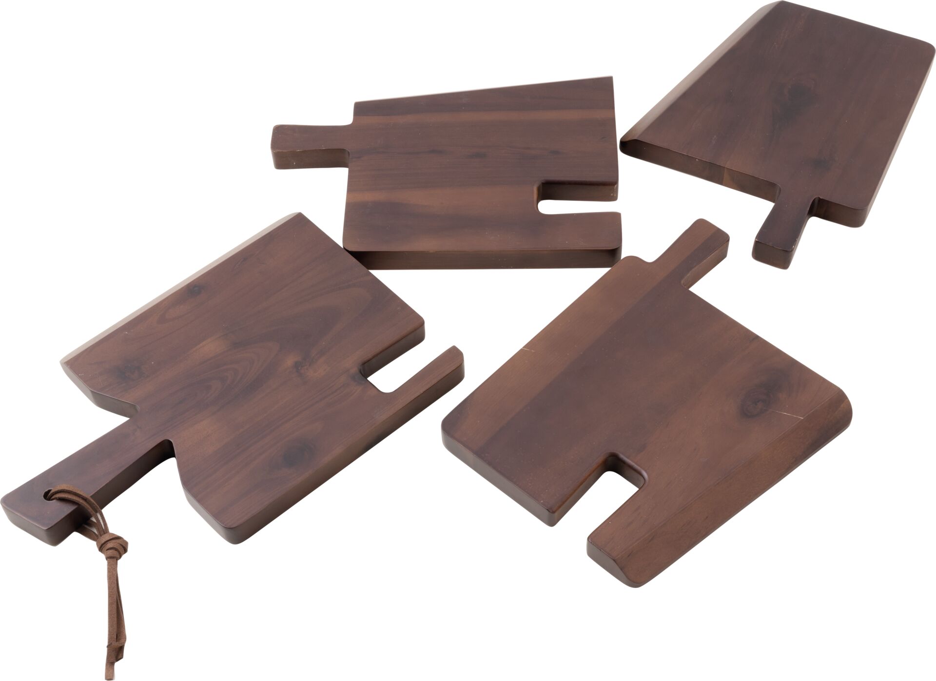 Akazienholzbretter, 4-tlg.Set