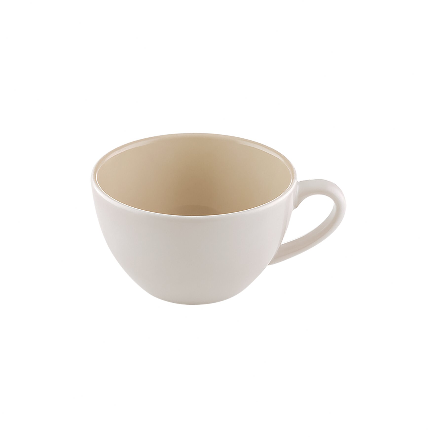 Kaffeetasse 100 mm / 0,25 l beige uni