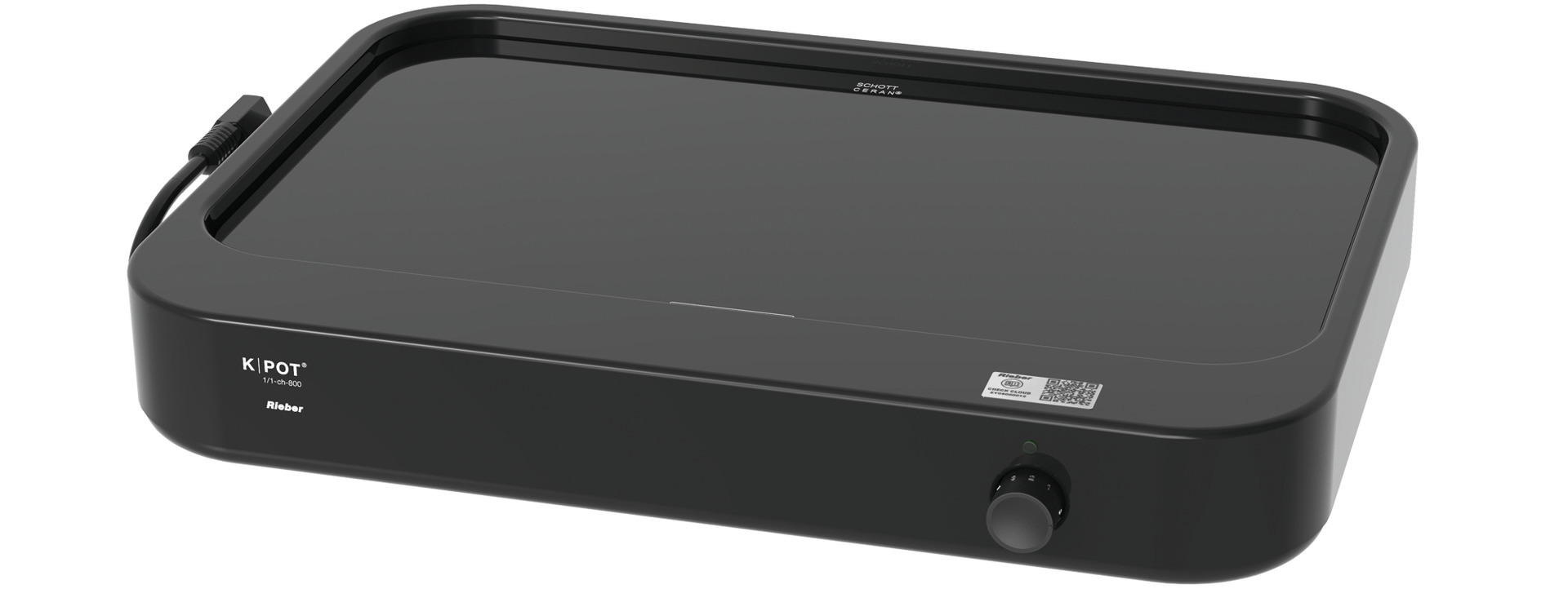 Warmhalte Auftischgerät K-POT  1/1 ch-800 / 1 Zone / schwarz