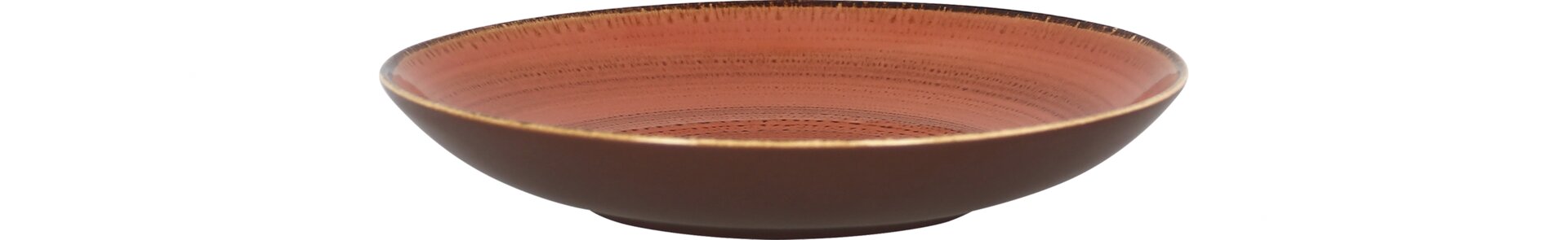 Coupteller tief 230 mm coral
