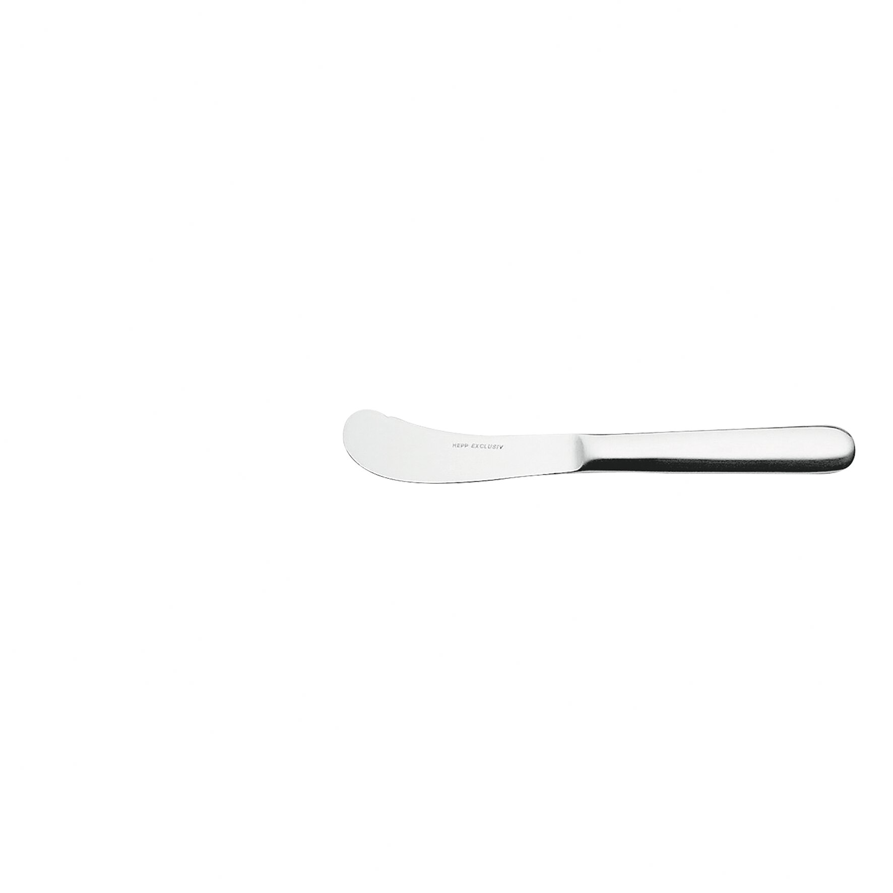 Buttermesser Monoblock 170 mm ohne Wellenschliff versilbert Carlton versilbert