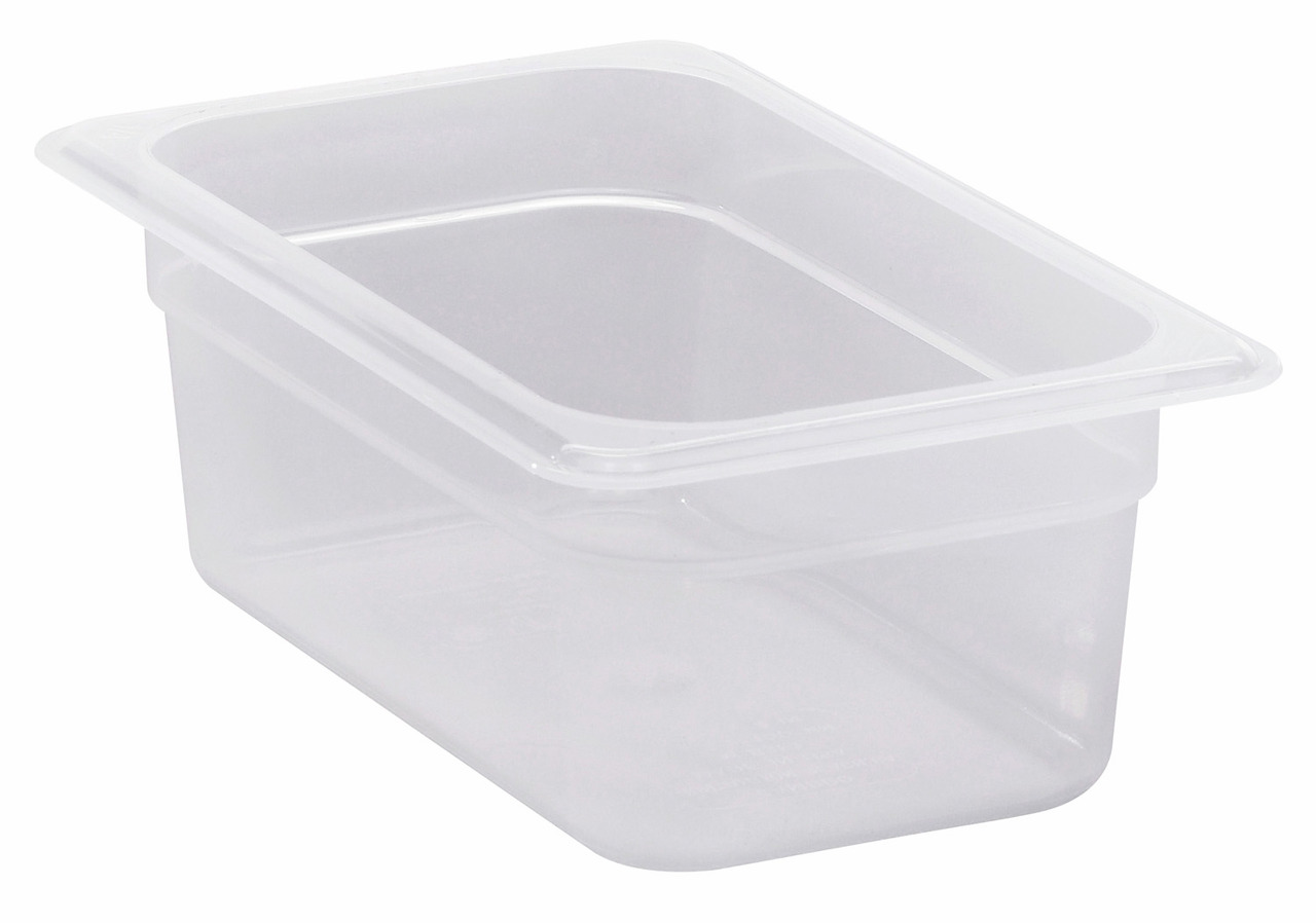 Frischhaltebox GN 1/4 265 x 162 x 100 mm Polypropylen transparent Frischhaltebox GN 1/4 265 x 162 x 100 mm Polypropylen transparent