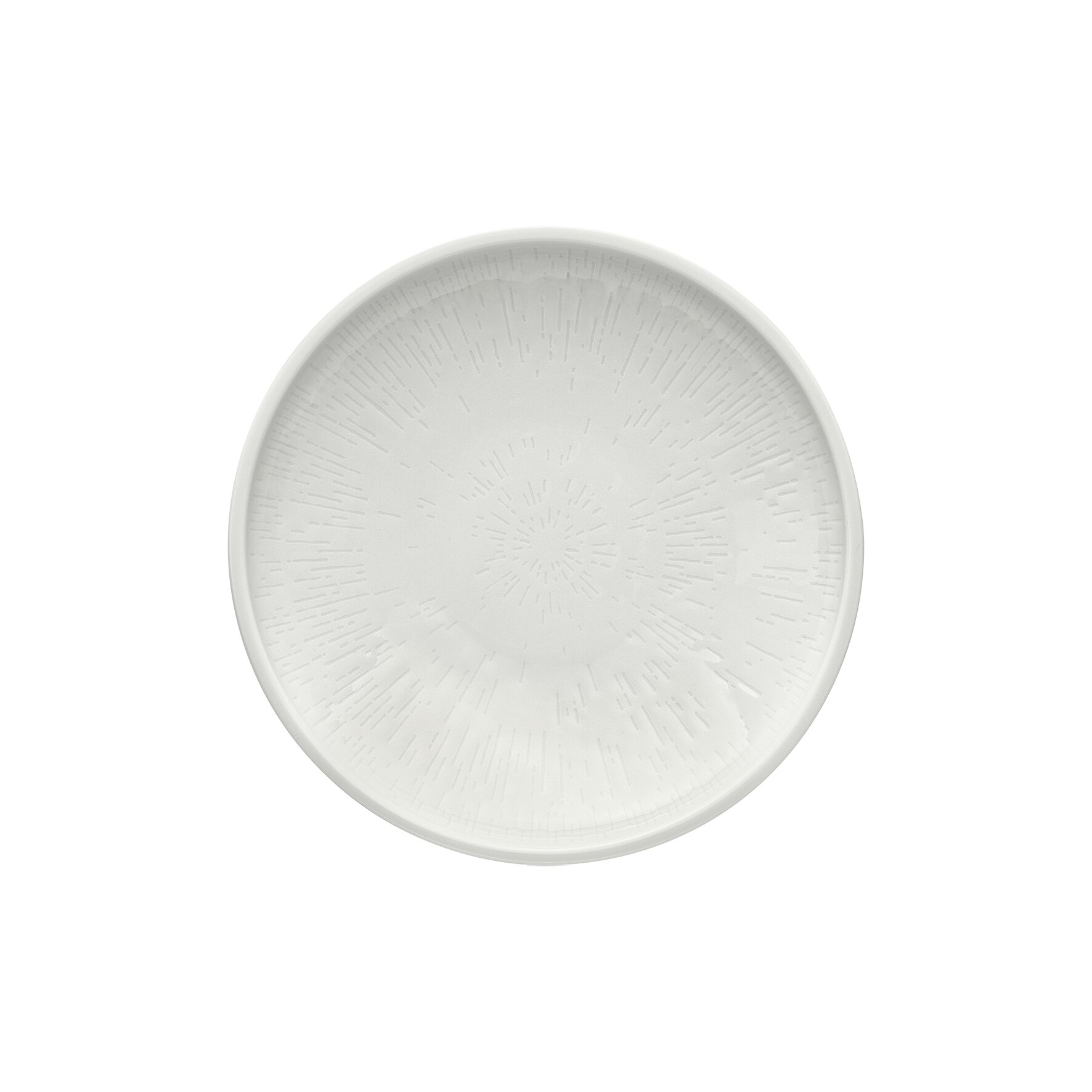 Coupteller tief mit Struktur 210 mm