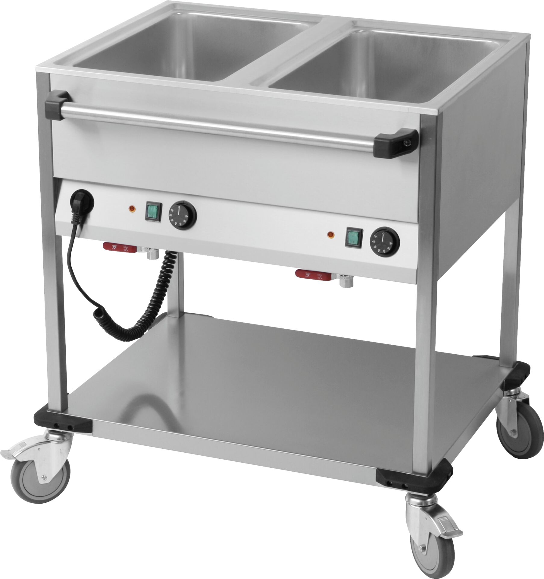 Fahrbares Wasserbad 2 Becken