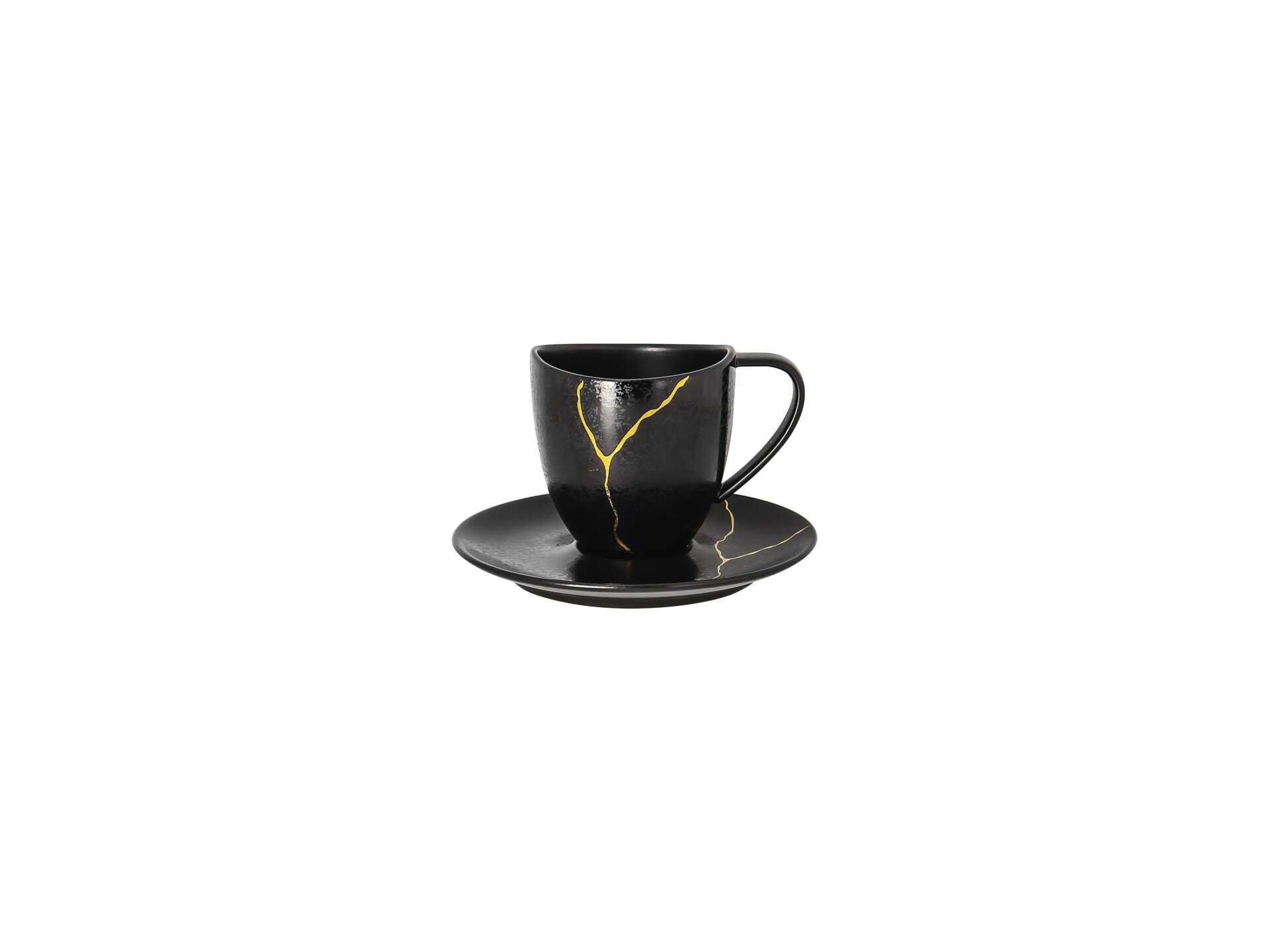 Kaffeetasse 0,23 l gold Karbon gold