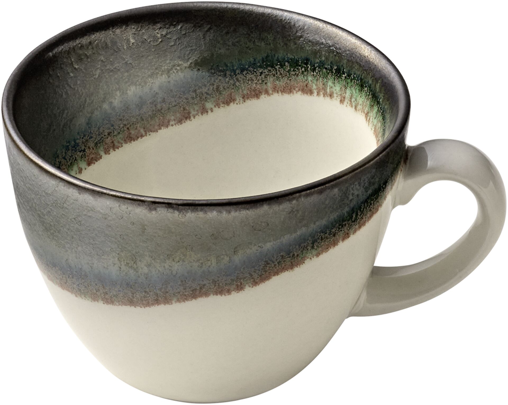 Porzellanserie "Heart & Soul" Avocado Tasse obere Kaffee/Cappuccino "Heart & Soul" Avocado